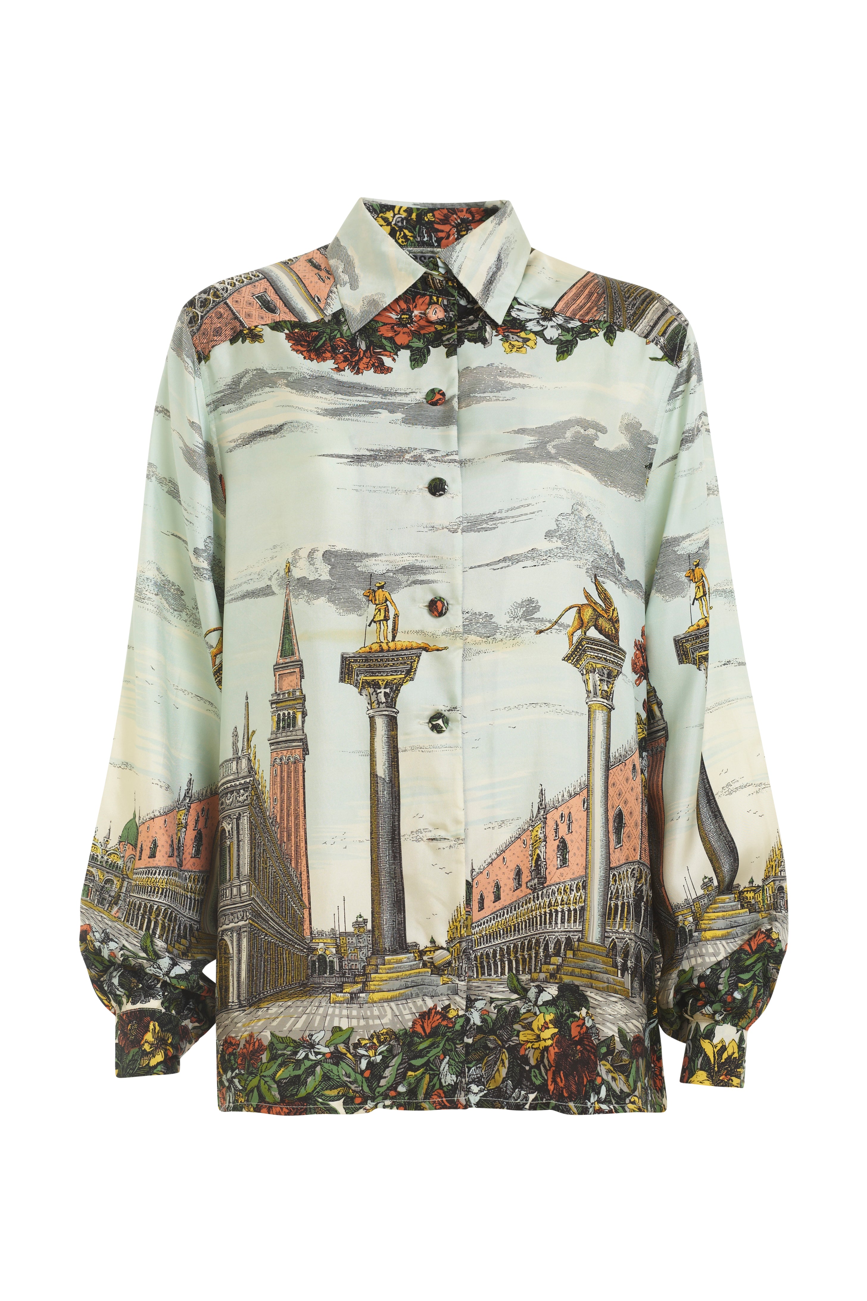 Moschino silk discount shirt