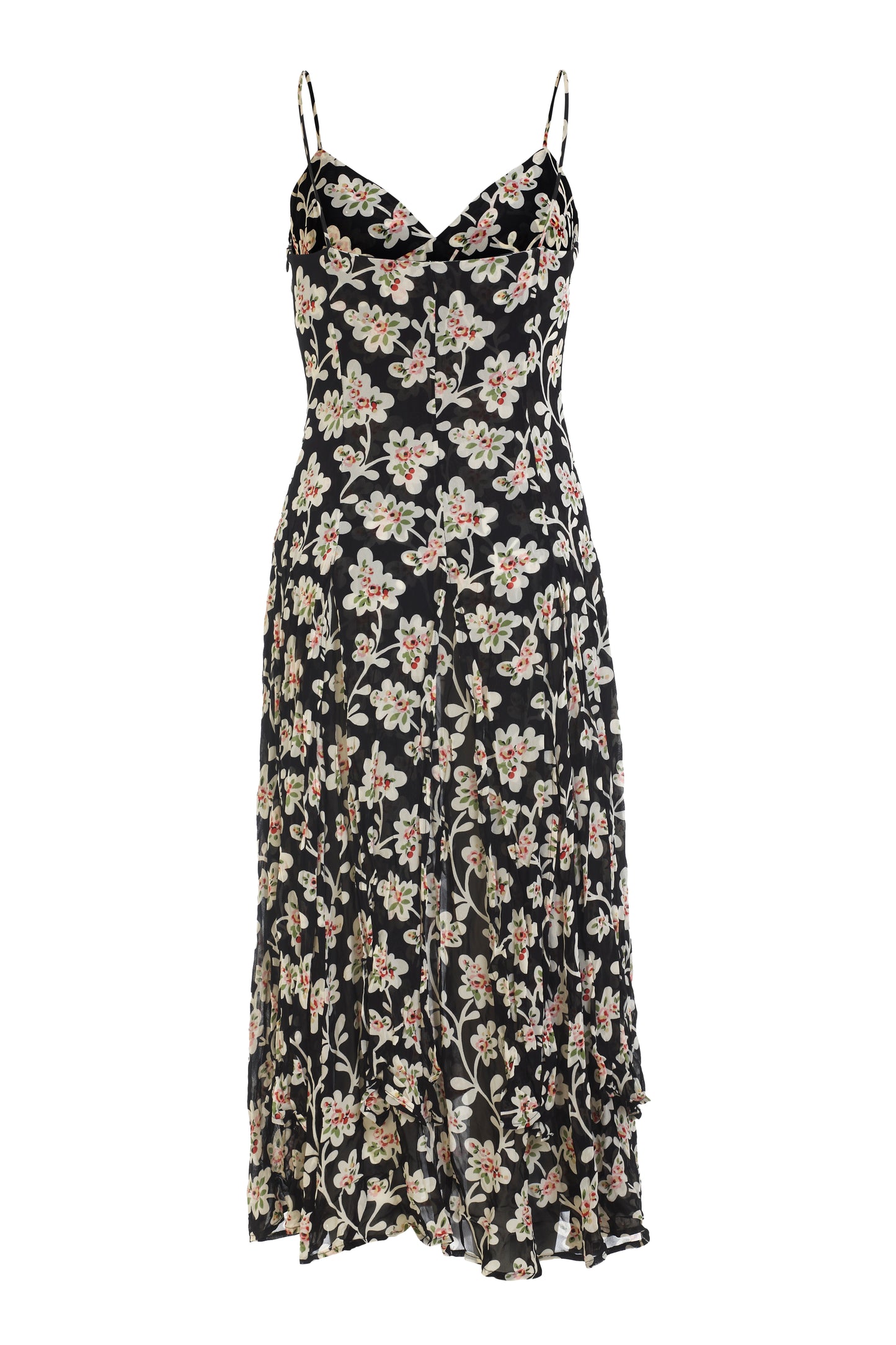 Moschino Cheap and Chic black summer dress with floral print